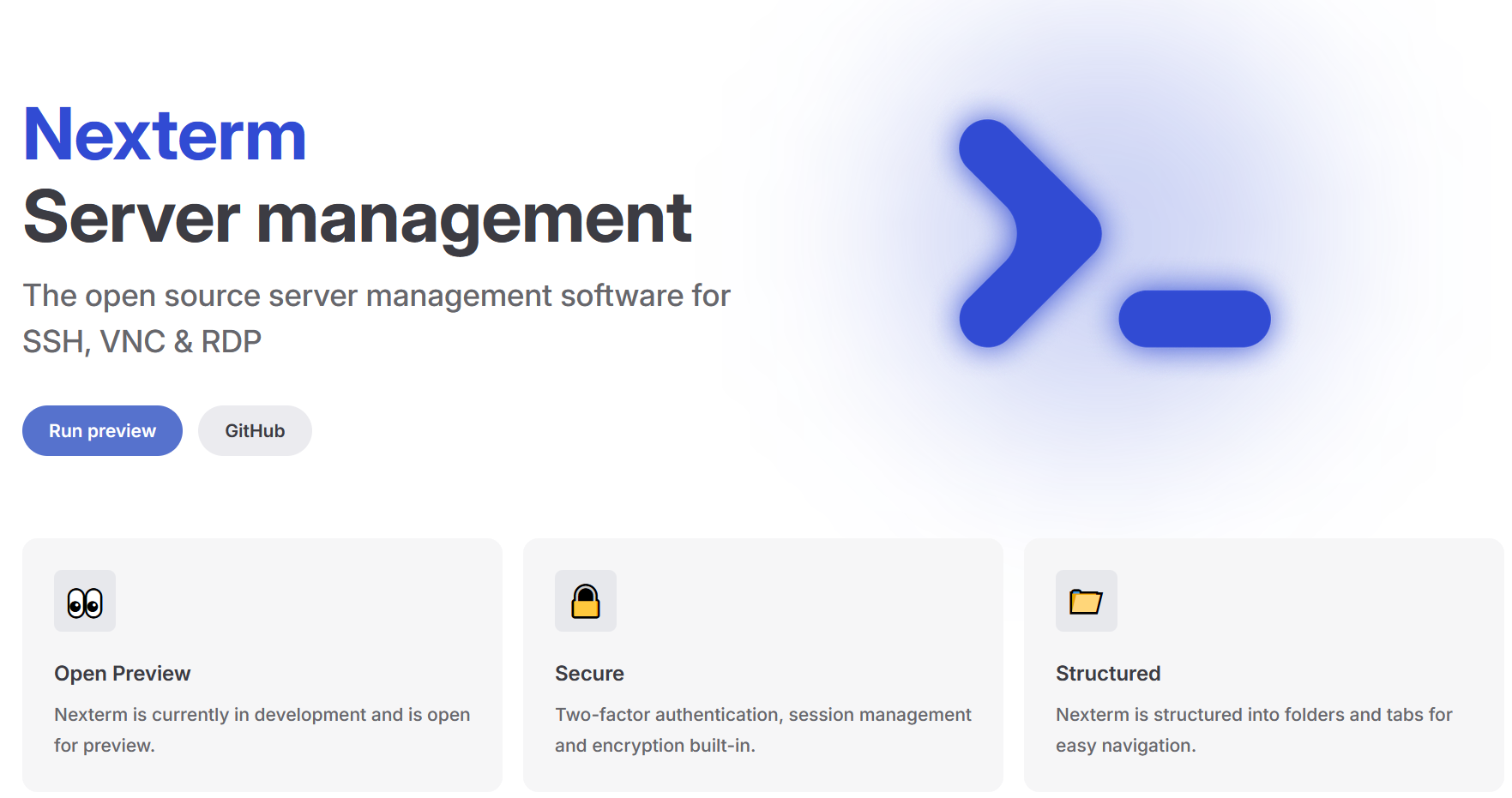 多服务器管理神器 Nexterm 横空出世！NAS/Win/Linux 通吃，SSH/VNC/RDP 一站式搞定