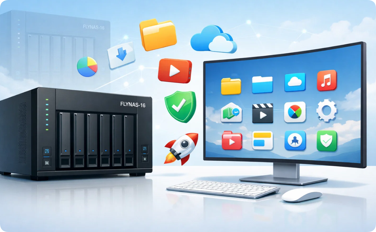 星哥带你玩飞牛 NAS-16：飞牛云 NAS 换桌面，fndesk 图标管理神器上线！