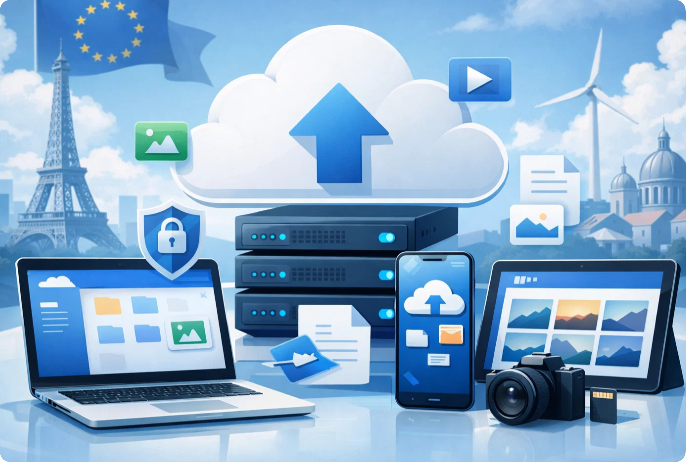 欧洲无限速云盘免费 10GB 永久存储 + WebDAV 部署 + 图床搭建，多平台联动一步到位！