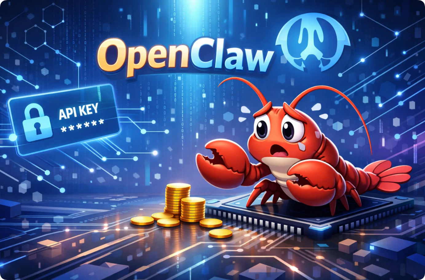 大龙虾 OpenClaw 的 token 不够吃了？用免费的 APIKey 续命