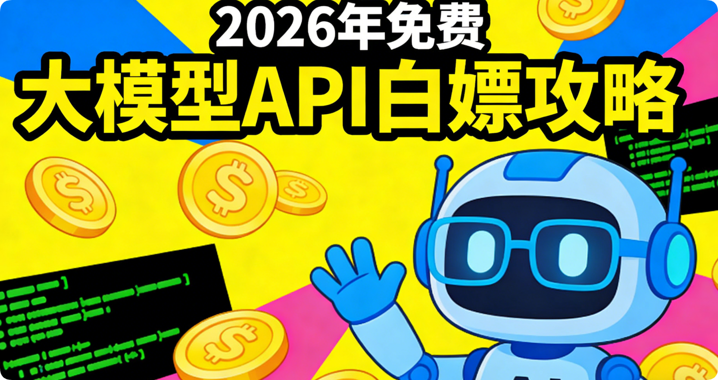 别再花钱调 APIKey 了!2026 最全免费大模型合集,国内外直连、不限额度都有 别再花钱调 APIKey 了!2026 最全免费大模型合集,国内外直连、不限额度都有