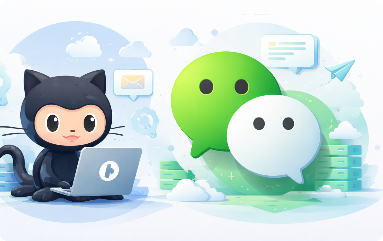 开源免费的微信消息推送服务、10 万次额度 +2MB 镜像，开发者福音