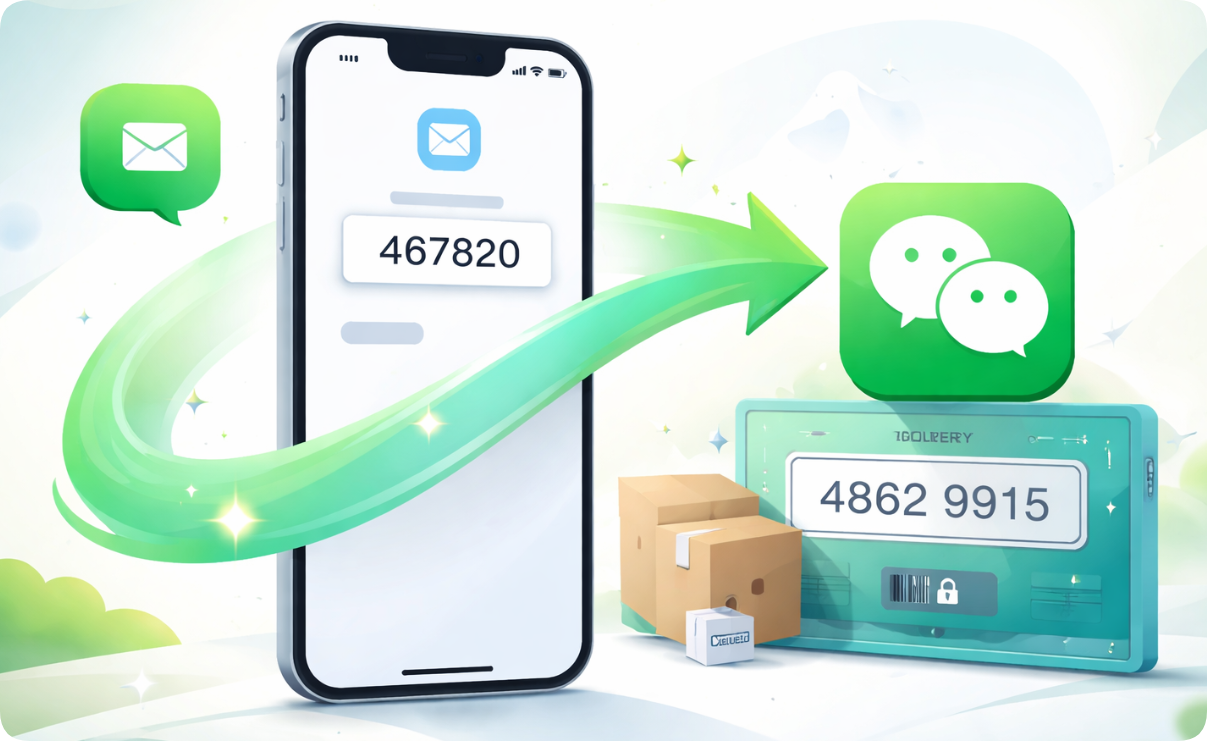 iPhone 实现短信自动转发到微信，验证码、取件码再也不漏接